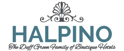 Logo for Halpino, part of the Duff Green family of boutique hotels.